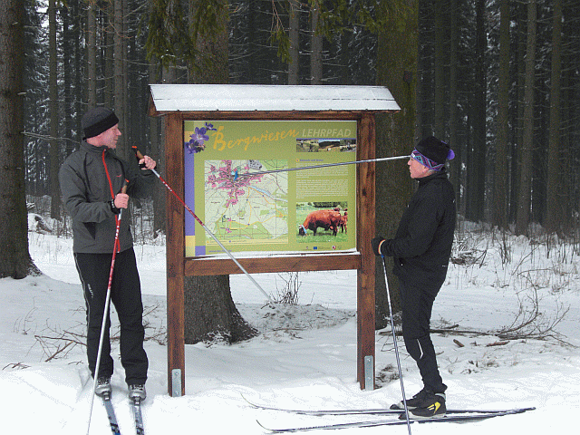 Infotafel in Benneckenstein