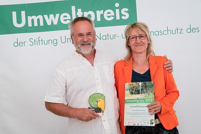 Grund zur Freude - Umwelt-Ehrenpreis für Bernd Otto Bennedsen